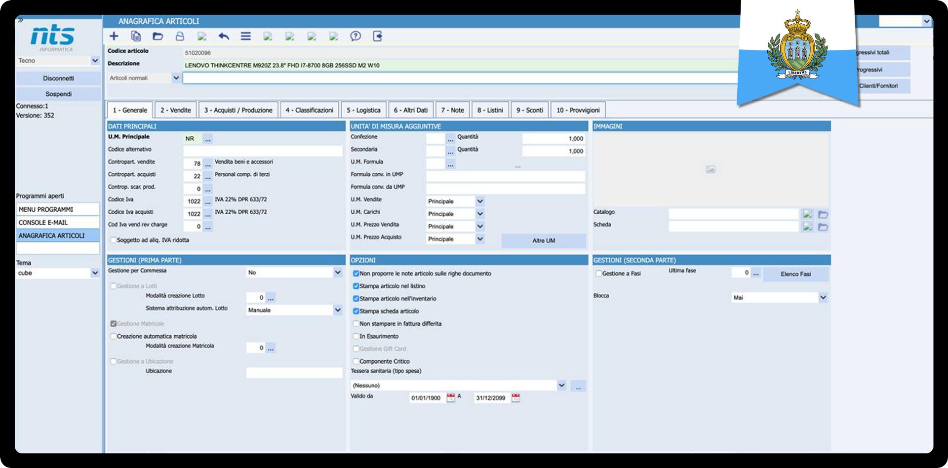 Software Gestionale San Marino - Un ERP per le aziende della Repubblica di San Marino.