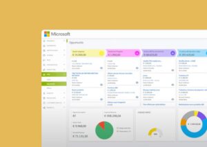 Esempio di una dashboard del CRM Ydea