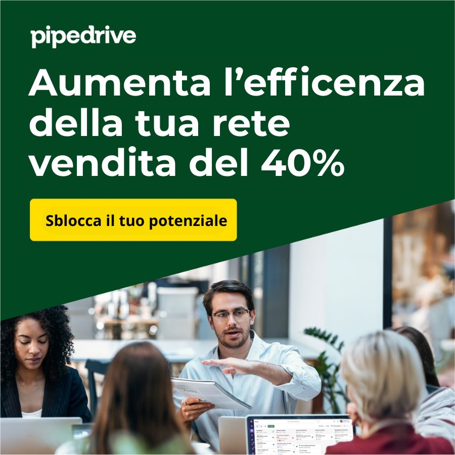 Scopri come Pipedrive può aiutare la tua forza commerciale ad esprimere il meglio di sé.