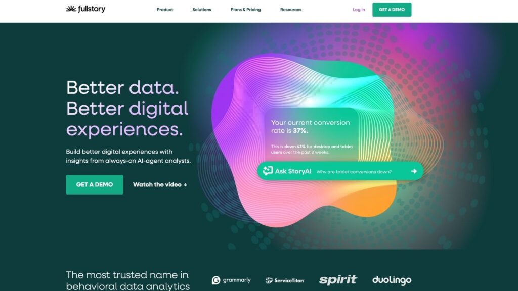 Fullstory - Ai Tool per usare i dati di navigazione e migliorare la UX
