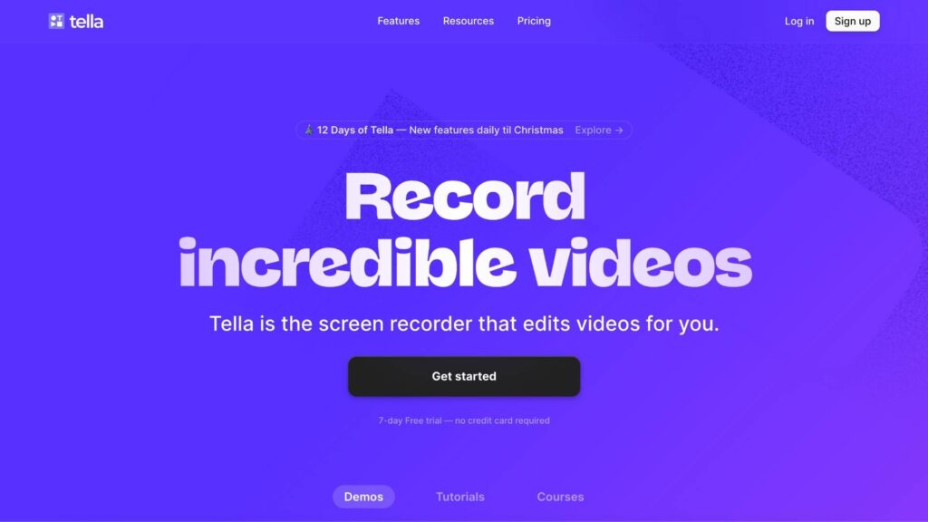 Tella - AI Tool per registrare video
